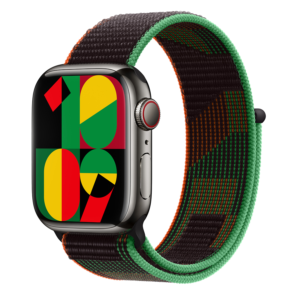 Apple Watch Nylon Sport Loop Band - Black Unity